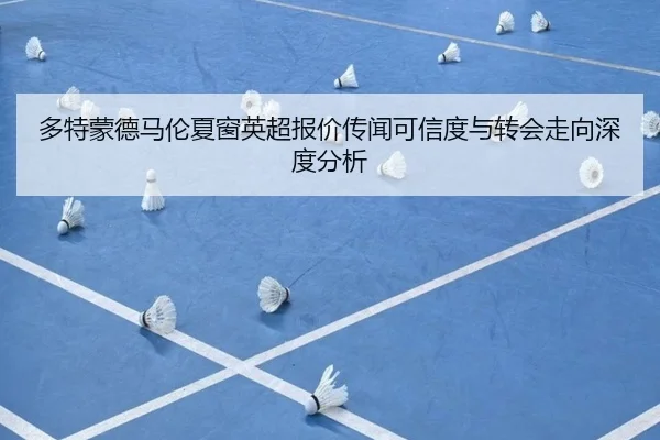 多特蒙德马伦夏窗英超报价传闻可信度与转会走向深度分析